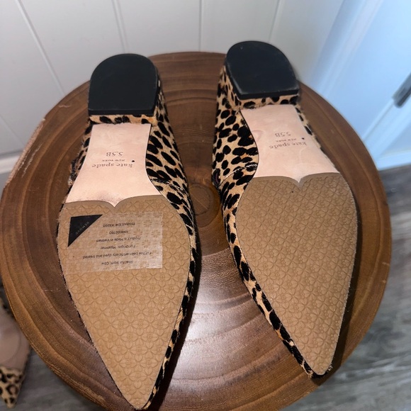 Kate Spade Meg Calf Hair Leopard Print Flats - Picture 6 of 9